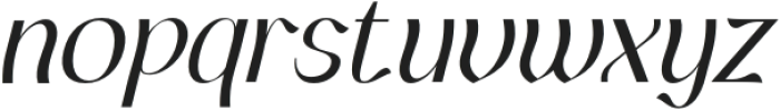 Gaslrile Italic otf (400) Font LOWERCASE