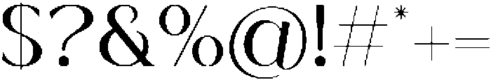 Gastela Serif otf (400) Font OTHER CHARS