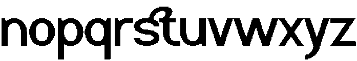 Gasteno Regular otf (400) Font LOWERCASE