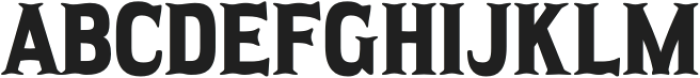 Gastermos Regular otf (400) Font LOWERCASE