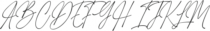 Gasthony Signature otf (400) Font UPPERCASE