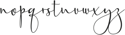 Gaston Honey Script otf (400) Font LOWERCASE