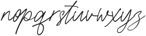 Gaston&Jacklyn-Regular otf (400) Font LOWERCASE