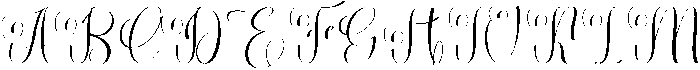 Gastonia Calligraphy Regular otf (400) Font UPPERCASE