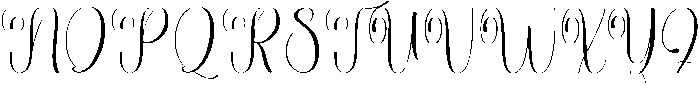 Gastonia Calligraphy Regular otf (400) Font UPPERCASE