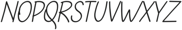 Gastron-Italic otf (400) Font UPPERCASE