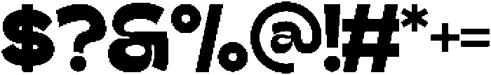 Gatega Black otf (900) Font OTHER CHARS