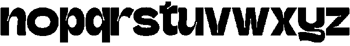 Gatega Black otf (900) Font LOWERCASE