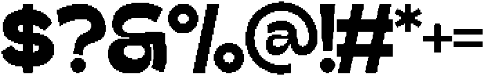 Gatega ExtraBold otf (700) Font OTHER CHARS