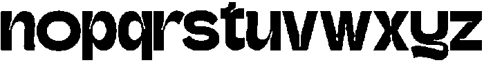 Gatega ExtraBold otf (700) Font LOWERCASE