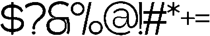 Gatega Light otf (300) Font OTHER CHARS