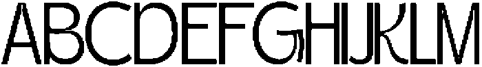 Gatega Light otf (300) Font UPPERCASE