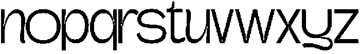 Gatega Light otf (300) Font LOWERCASE