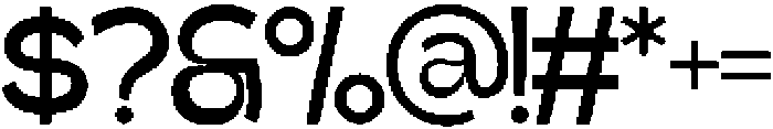 Gatega Medium otf (500) Font OTHER CHARS