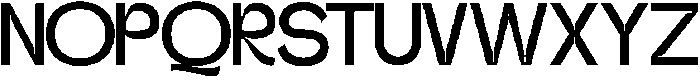 Gatega Medium otf (500) Font UPPERCASE