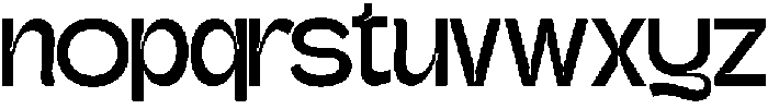 Gatega Medium otf (500) Font LOWERCASE