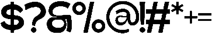 Gatega SemiBold otf (600) Font OTHER CHARS