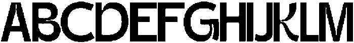Gatega SemiBold otf (600) Font UPPERCASE