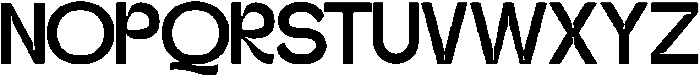 Gatega SemiBold otf (600) Font UPPERCASE