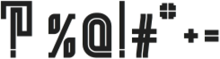 Gateway otf (600) Font OTHER CHARS