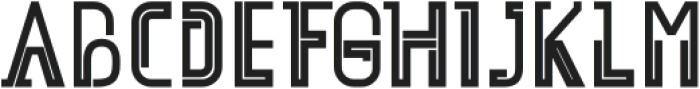Gateway otf (600) Font UPPERCASE