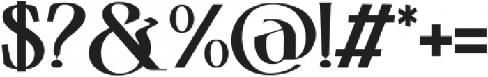 Gathell Bold otf (700) Font OTHER CHARS