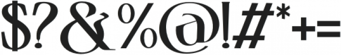 Gathell Medium otf (500) Font OTHER CHARS