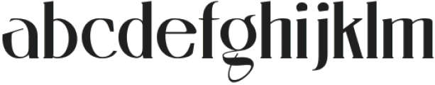 Gathell Medium otf (500) Font LOWERCASE