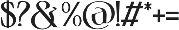 Gathell Normal otf (400) Font OTHER CHARS