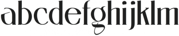 Gathell Normal otf (400) Font LOWERCASE