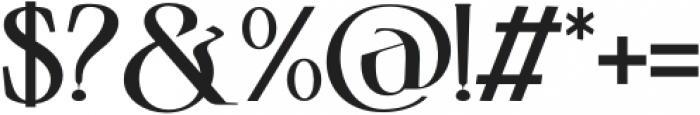 Gathell Regular otf (400) Font OTHER CHARS