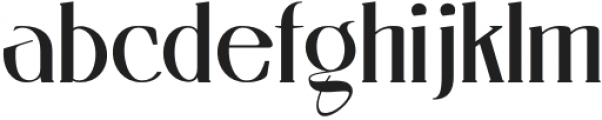 Gathell Regular otf (400) Font LOWERCASE