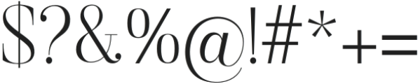 Gathena Serif Extra Light otf (200) Font OTHER CHARS