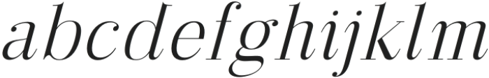 Gathena Serif Italic Extra Light otf (200) FONT