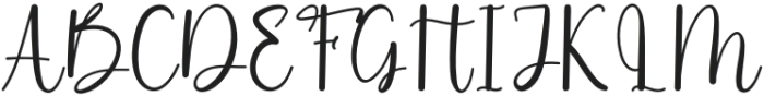 Gather Regular otf (400) Font UPPERCASE