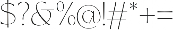 Gather Serif Regular otf (400) Font OTHER CHARS