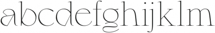 Gather Serif Regular otf (400) Font LOWERCASE