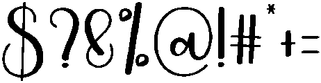 Gathering Regular otf (400) Font OTHER CHARS