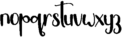 Gathering Regular otf (400) Font LOWERCASE