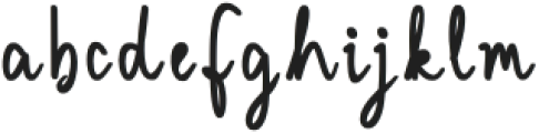 Gathors Regular otf (400) Font LOWERCASE