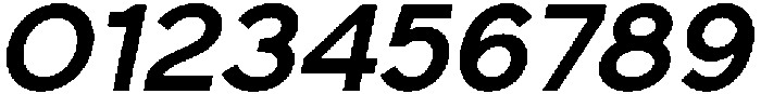 Gatilca Bold Italic otf (700) Font OTHER CHARS