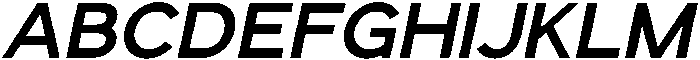 Gatilca Bold Italic otf (700) Font UPPERCASE