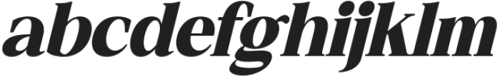 Gatile Italic otf (400) Font LOWERCASE