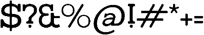 Gatius Rodeo otf (400) Font OTHER CHARS