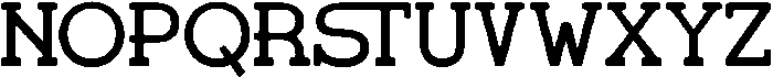 Gatius Rodeo otf (400) Font UPPERCASE