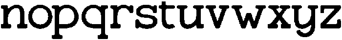 Gatius Rodeo otf (400) Font LOWERCASE