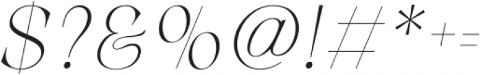 Gatlinburg-Italic otf (400) Font OTHER CHARS
