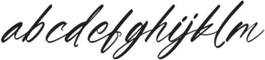 Gatmoley Italic otf (400) Font LOWERCASE