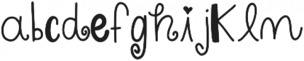 Gator Type otf (400) Font LOWERCASE