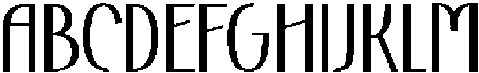 Gatsby Deco Regular otf (400) Font UPPERCASE